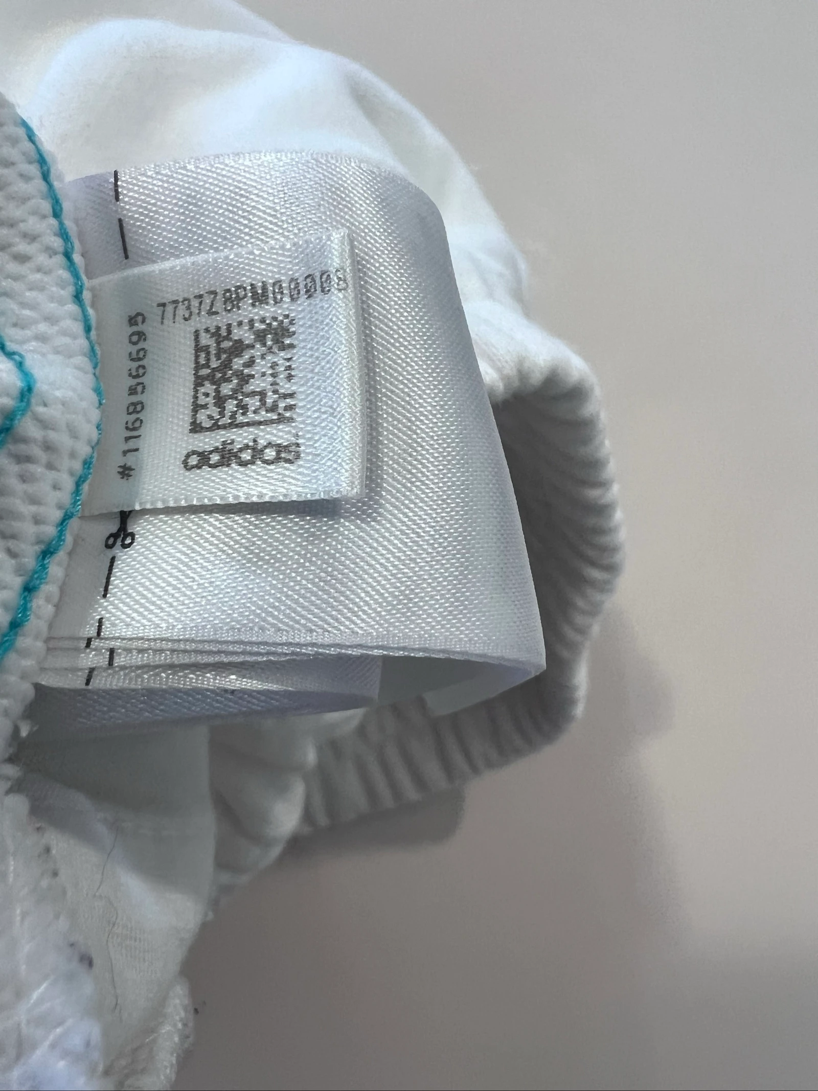 Pantalón de jogging Adidas Originals blanco con bandas tricolores - Talla M – photo 5